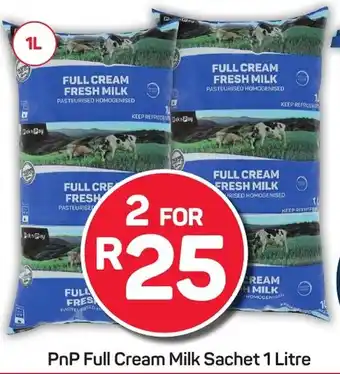 Pick n Pay PnP Full Cream Milk Sachet offer