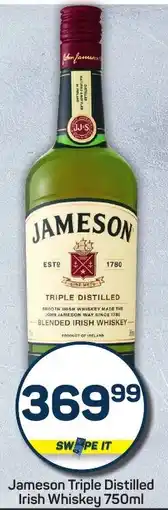 Pick n Pay Jameson Triple Distilled Irish Whiskey offer