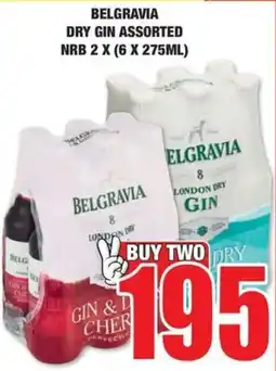 Boxer Liquors Belgravia dry gin assorted nrb offer