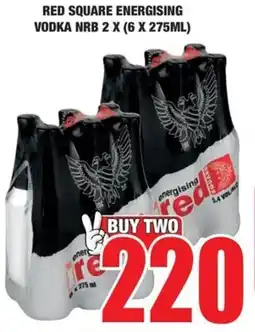 Boxer Liquors Red square energising vodka nrb offer