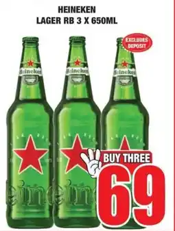 Boxer Liquors Heineken lager rb offer