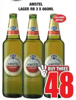 Boxer Liquors Amstel lager rb offer