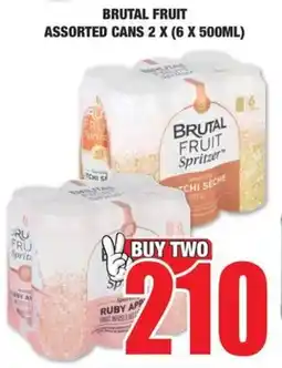 Boxer Liquors Brutal fruit assorted cans offer