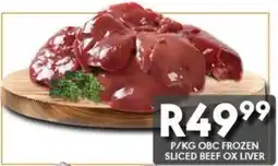 OBC Meat & Chicken Obc frozen sliced beef ox liver offer
