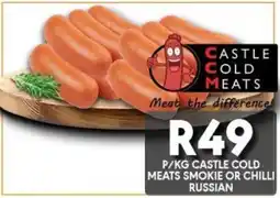 OBC Meat & Chicken Castle cold meats smokie or chilli offer