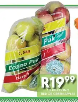 OBC Meat & Chicken Econo red or green apples offer