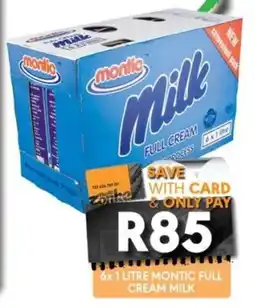 OBC Meat & Chicken Montic full cream milk offer