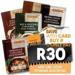 OBC Meat & Chicken Obc soup powder assorted offer