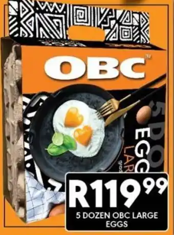 OBC Meat & Chicken Obc large eggs offer