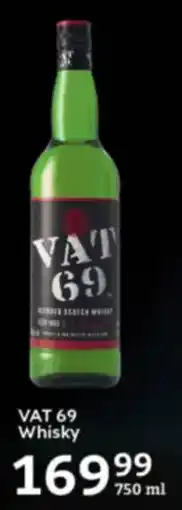 Oxford Freshmarket VAT 69 Whisky offer