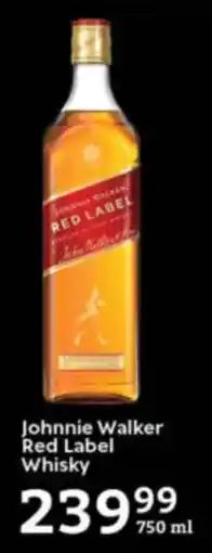 Oxford Freshmarket Johnnie Walker Red Label Whisky offer