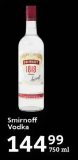 Oxford Freshmarket Smirnoff Vodka offer