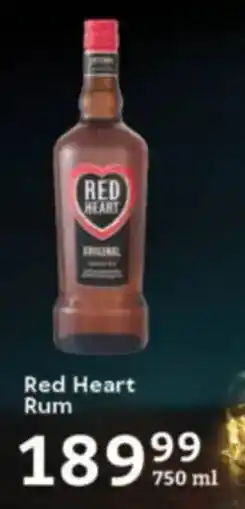 Oxford Freshmarket Red Heart Rum offer