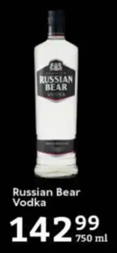 Oxford Freshmarket Russian Bear Vodka offer