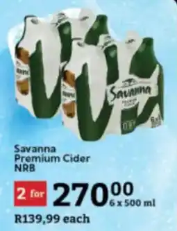 Oxford Freshmarket Savanna Premium Cider NRB offer
