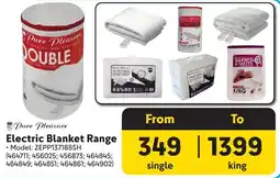 Makro Pure Pleasure Electric Blanket Range offer