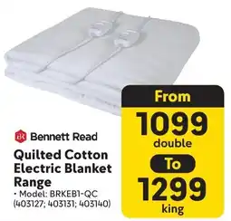 Makro Bennett Read Quilted Cotton Electric Blanket Range offer