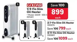 Makro GOLDAIR 9-Fin Slim Oil Heater offer