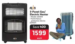 Makro ALVA 3-Panel Gas/ Electric Heater offer
