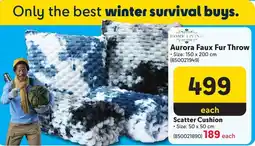 Makro Home Living Aurora Faux Fur Throw offer