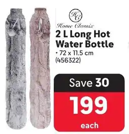 Home Classix Long Hot Water Bottle