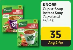 Makro KNORR Cup-a-Soup Instant Soup offer