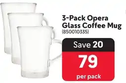 Makro Opera Glass Coffee Mug offer