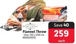 Makro Home Living Flannel Throw offer