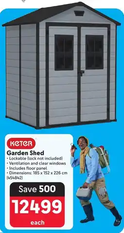 Makro Keter Garden Shed offer