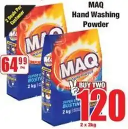 Boxer Superstores MAQ Hand Washing Powder offer