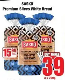 Boxer Superstores SASKO Premium Slices White Bread offer