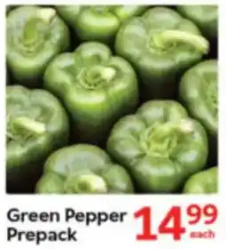Oxford Freshmarket Green Pepper Prepack offer