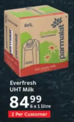 Oxford Freshmarket Parmalat Everfresh UHT Milk offer