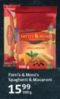 Oxford Freshmarket Fatti's & Moni's Spaghetti & Macaroni offer