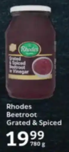 Oxford Freshmarket Rhodes Beetroot Grated & Spiced offer