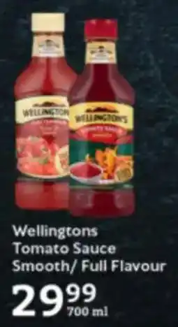 Oxford Freshmarket Wellingtons Tomato Sauce Smooth/ Full Flavour offer