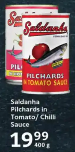 Oxford Freshmarket Saldanha Pilchards in Tomato/Chilli Sauce offer