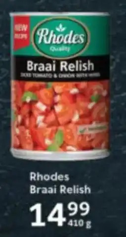 Oxford Freshmarket Rhodes Braai Relish offer