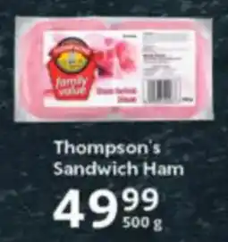 Oxford Freshmarket Thompson's Sandwich Ham offer
