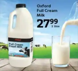 Oxford Freshmarket Oxford Full Cream Milk offer