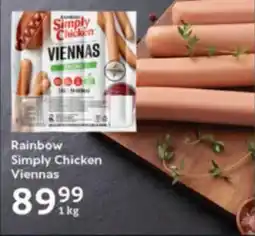 Oxford Freshmarket Rainbow Simply Chicken Viennas offer