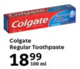 Oxford Freshmarket Colgate Regular Toothpaste offer