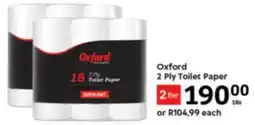 Oxford Freshmarket Oxford 2 Ply Toilet Paper offer