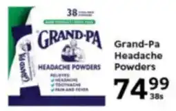 Oxford Freshmarket Grand-Pa Headache Powders offer