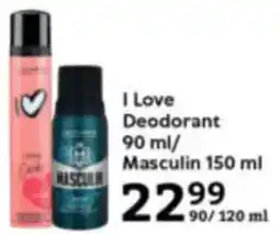 Oxford Freshmarket I Love Deodorant/ Masculin offer