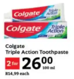 Oxford Freshmarket Colgate Triple Action Toothpaste offer