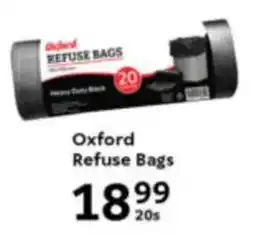 Oxford Freshmarket Oxford Refuse Bags offer