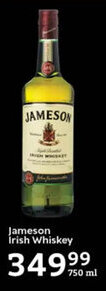 Oxford Freshmarket Jameson Irish Whiskey offer