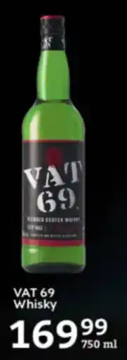 Oxford Freshmarket VAT 69 Whisky offer