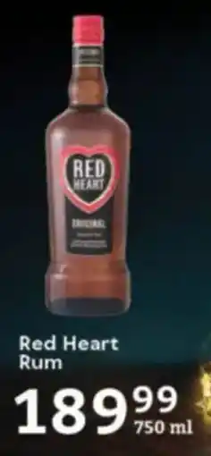 Oxford Freshmarket Red Heart Rum offer